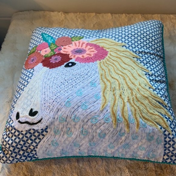 Karma Living Unicorn Pillow - Picture 2 of 13